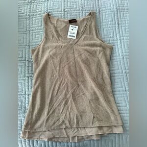 Crosby Tan V-Neck Tank Top